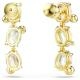 Swarovski Gema csepp alakú fülbevaló színes kristályokkal 5714815