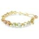 Swarovski Gema tenisz karkötő színes kristályokkal 5705808