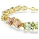 Swarovski Gema tenisz karkötő színes kristályokkal 5705808