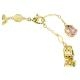 Swarovski Gema tenisz karkötő színes kristályokkal 5705808