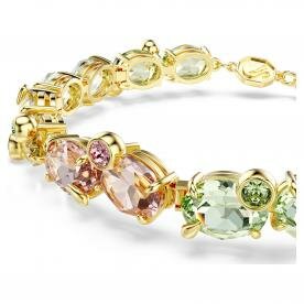 Swarovski Gema tenisz karkötő színes kristályokkal 5705808