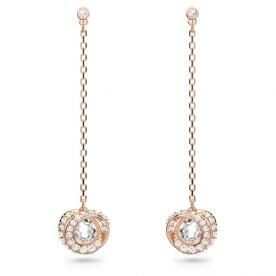 Swarovski Generation függő rozé fülbevaló 5636516