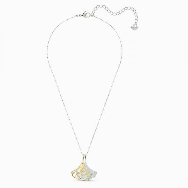 Swarovski Gingko levél kéttónusú nyaklánc 5515462