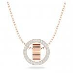 Swarovski Hollow rozé színű nyaklánc kristályokkal 5636500