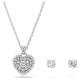 Swarovski Hyperbola ezüst színű ékszer szett 5684383