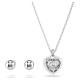 Swarovski Hyperbola ezüst színű ékszer szett 5684383