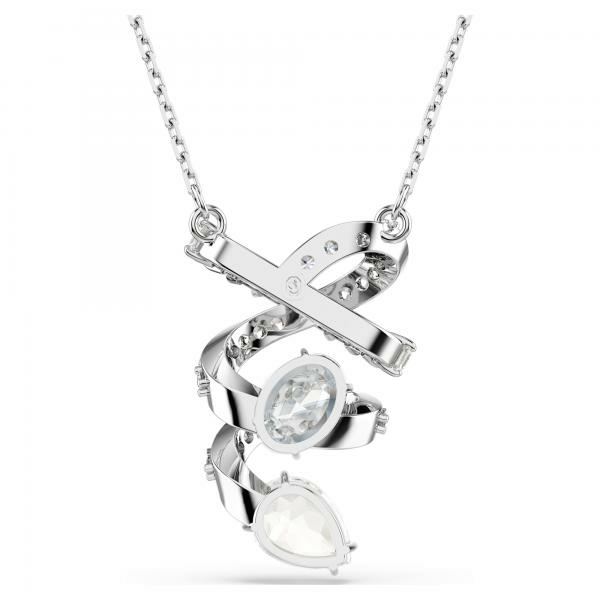 Swarovski Hyperbola ezüst színű nyaklánc áttetsző kristályokkal 5698547