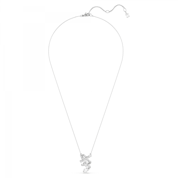 Swarovski Hyperbola ezüst színű nyaklánc áttetsző kristályokkal 5698547