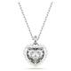 Swarovski Hyperbola ezüst színű nyaklánc szív medállal 5684386