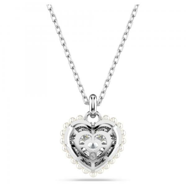 Swarovski Hyperbola ezüst színű nyaklánc szív medállal 5684386