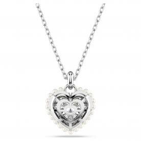 Swarovski Hyperbola ezüst színű nyaklánc szív medállal 5684386