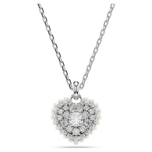 Swarovski Hyperbola ezüst színű nyaklánc szív medállal 5684386