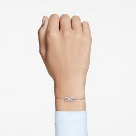 Swarovski Hyperbola ezüst színű végtelen karkötő 5679664