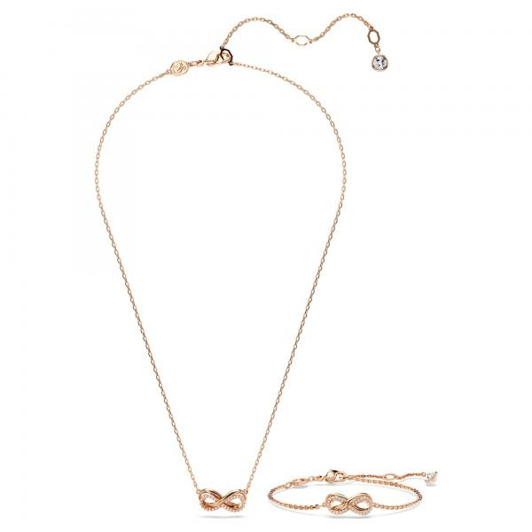 Swarovski Hyperbola rozé karkötő és nyaklánc szett 5682483