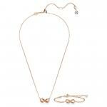 Swarovski Hyperbola rozé karkötő és nyaklánc szett 5682483