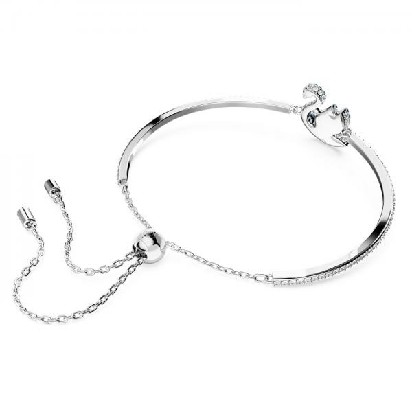 Swarovski Iconic kék hattyús ezüst színű karkötő 5660595