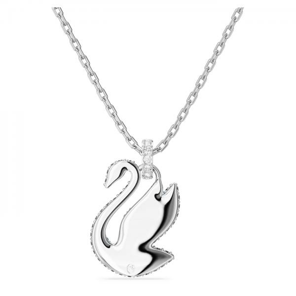 Swarovski Iconic kék hattyús ezüst színű nyaklánc 5660594