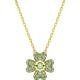 Swarovski Idyllia arany színű függő lóhere nyaklánc 5671144