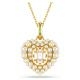 Swarovski Idyllia arany színű nyaklánc szív medállal 5680399