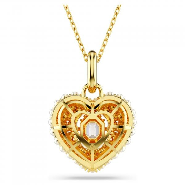 Swarovski Idyllia arany színű nyaklánc szív medállal 5680399