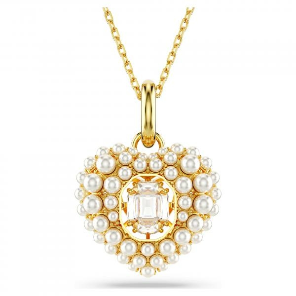 Swarovski Idyllia arany színű nyaklánc szív medállal 5680399