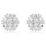 Swarovski Idyllia ezüst színű hópehely bedugós fülbevaló 5691483