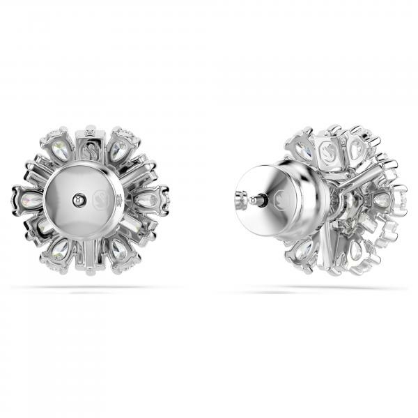 Swarovski Idyllia ezüst színű hópehely bedugós fülbevaló 5691483