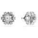 Swarovski Idyllia ezüst színű hópehely bedugós fülbevaló 5691483
