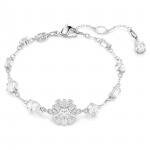 Swarovski Idyllia ezüst színű karkötő hópehely dísszel 5691485