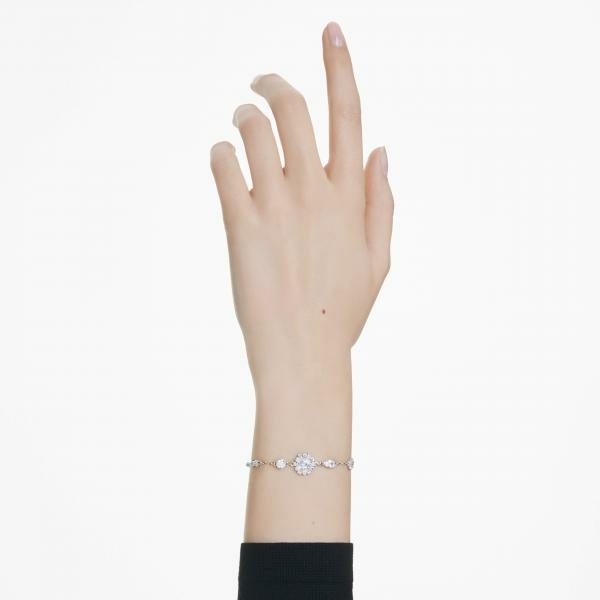 Swarovski Idyllia ezüst színű karkötő hópehely dísszel 5691485