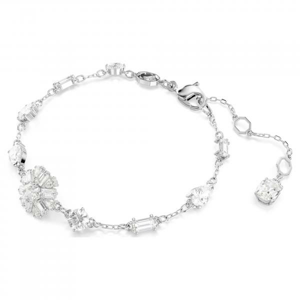 Swarovski Idyllia ezüst színű karkötő hópehely dísszel 5691485