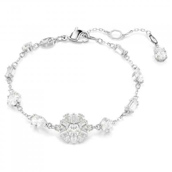 Swarovski Idyllia ezüst színű karkötő hópehely dísszel 5691485