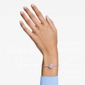 Swarovski Idyllia ezüst színű karperec kék kristállyal 5680014