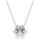 Swarovski Idyllia ezüst színű nyaklánc hópehely medállal 5691484