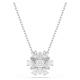 Swarovski Idyllia ezüst színű nyaklánc hópehely medállal 5691484