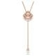 Swarovski Idyllia kagylós rozé Y nyaklánc 5680299
