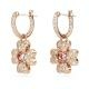 Swarovski Idyllia lóhere alakú rozé színű függő fülbevaló 5674212