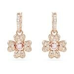 Swarovski Idyllia lóhere alakú rozé színű függő fülbevaló 5674212