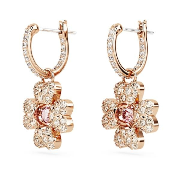 Swarovski Idyllia lóhere alakú rozé színű függő fülbevaló 5674212