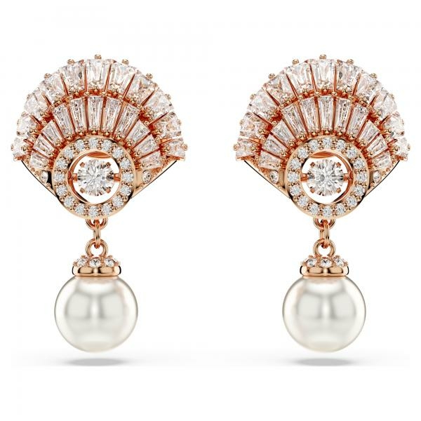 Swarovski Idyllia rozé kagylós függő fülbevaló 5689196