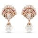 Swarovski Idyllia rozé kagylós függő fülbevaló 5689196