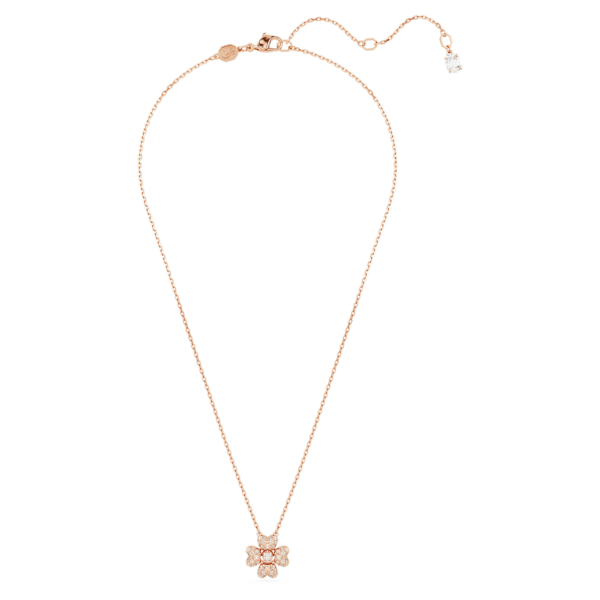 Swarovski Idyllia rozé színű nyaklánc lóhere medállal 5674211