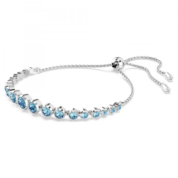 Swarovski Imber állítható karkötő kék kristályokkal 5719282