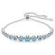 Swarovski Imber állítható karkötő kék kristályokkal 5719282