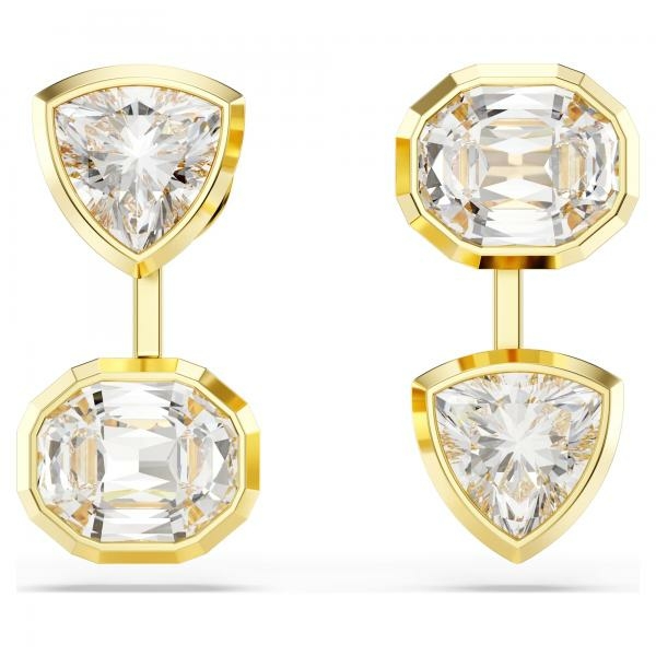 Swarovski Imber arany színű aszimmetrikus fülbevaló 5705461