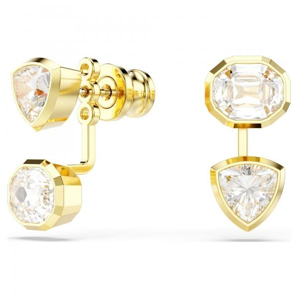 Swarovski Imber arany színű aszimmetrikus fülbevaló 5705461