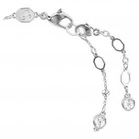 Swarovski Imber ezüst színű karkötő áttetsző kristályokkal 5696079
