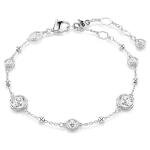 Swarovski Imber ezüst színű karkötő áttetsző kristályokkal 5696079