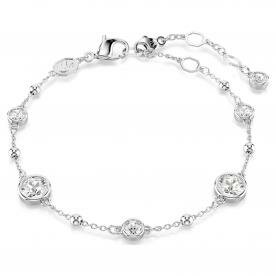 Swarovski Imber ezüst színű karkötő áttetsző kristályokkal 5696079