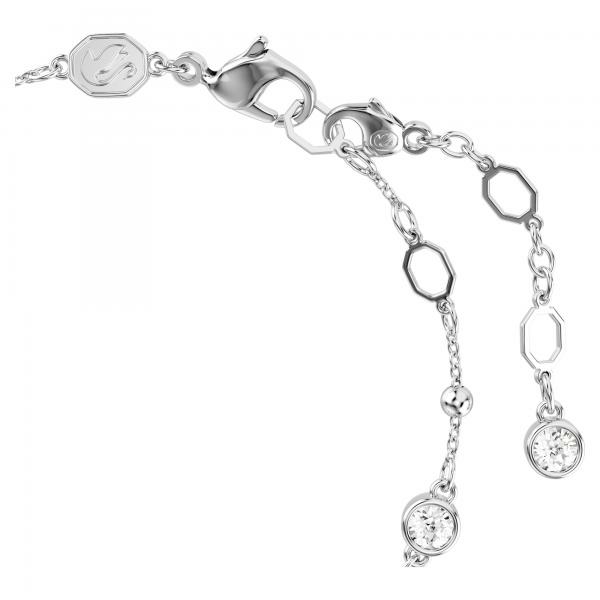 Swarovski Imber ezüst színű karkötő áttetsző kristályokkal 5696079